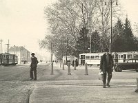 Tramvajsko okretište kod ulaza u Park Maksimir oko 1934. godine